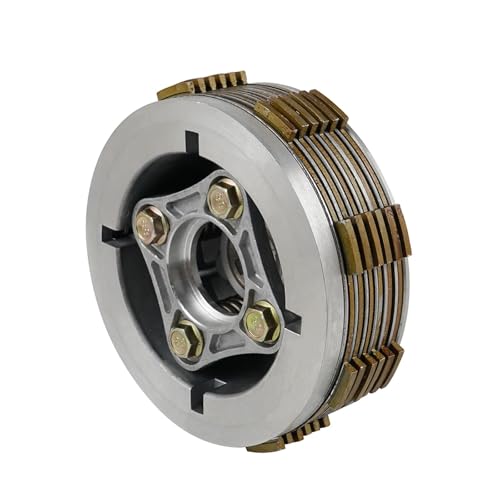 OEMグレードオートバイコンプリートクラッチディスクプレートユニットキット、Rebel 250/CMX250C/CMX250CD/CMX250CL 1985-2015モデルと互換性があり、Rebel 250クラッチシステム用のダイレクトフィット交換。