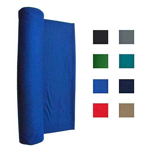 haxTON Premium Pool Table Accessories Popular Style Billiard Cloth Not Faded Billiard Table Felt Standard Green, Green,Navy Blue,Red,Blue or Black for Pool Table for 7/8/9 Foot (red 8 Foot)