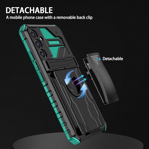 Coque Samsung S24+ robuste de qualité militaire avec béquille de support - 4