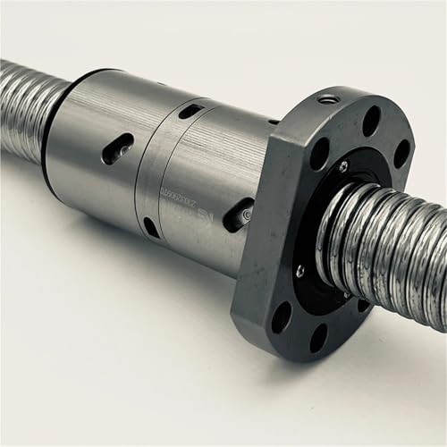 Vis à billes Rm2510 C5 double écrou DFU2510 de 750mm pour axe de machine CNC - 2