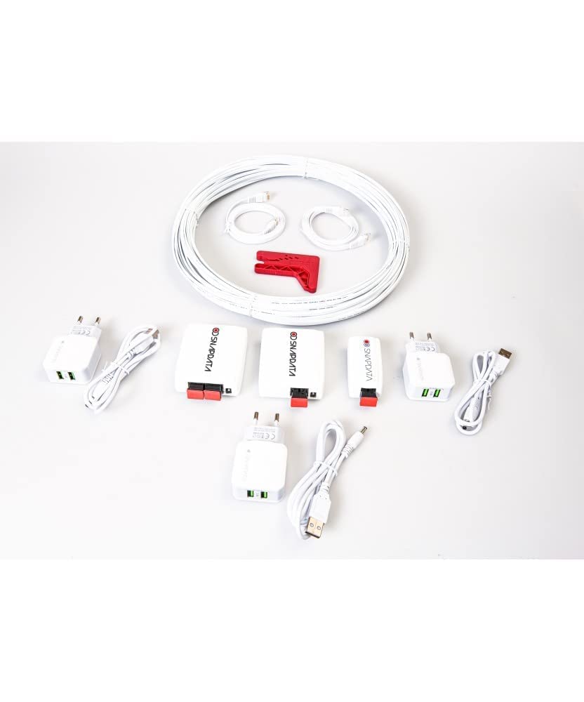 ACTELSER Kit Dúplex Lite de Fibra Óptica Plástica Snap Data (40 Metros)
