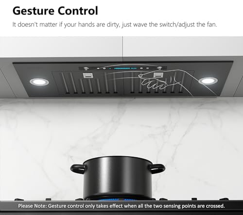 Iktch IKB01-30-BSS Inch Black Built-In/Insert Range Hood thumb #2