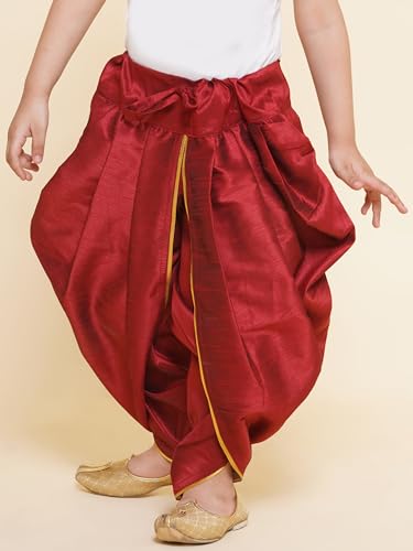Boys Slub Dupion Gold Border Patiala Pant (BD41 TO 46)4