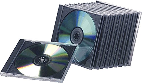 Preisvergleich Produktbild Compucessory CD Jewel Case / 442455 transp. / schwarz Inh.10
