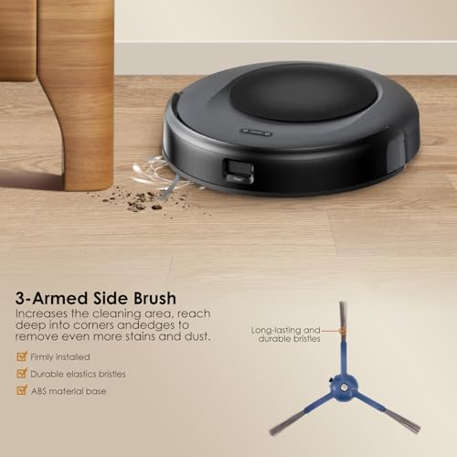 22 PCS Replacement Parts Compatible with eufy Vacuum Omni C20, 6 Dust Bags, 4 Mop Cloth Pads, 6 Side Brushes, 5 HEPA Filters, 1 Main Brush