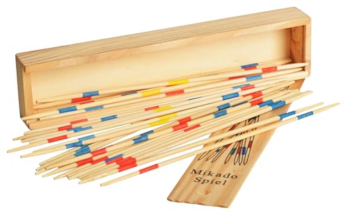 Image of Trinkets & More - Mikado | Wooden 31 Pick-Up Sticks | Best Return Gift | Fun Family Indoor Board Game for Adults and Kids 5+ Years (Pack of 1)
