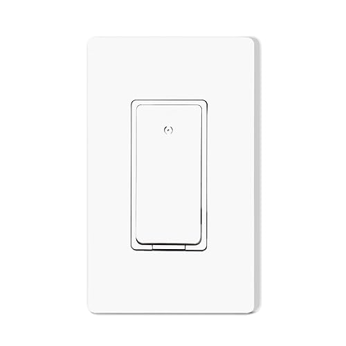 Smart Light Switch, Single Pole, Need Neutral Wire, 2.4GHz Wi-Fi