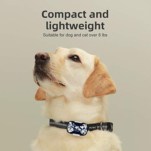 PETBIZ G20 GPS Pet Tracker, 30 Days Battery Life, IPX7 Waterproof GPS Tracker for Cat and Dogs (Ice camo)