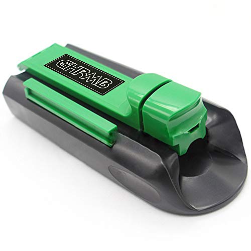 GHRMB Manual Cigarette Tobacco Injector Rolling Machine Single Tube Filling Roller Maker Smoking (Green)