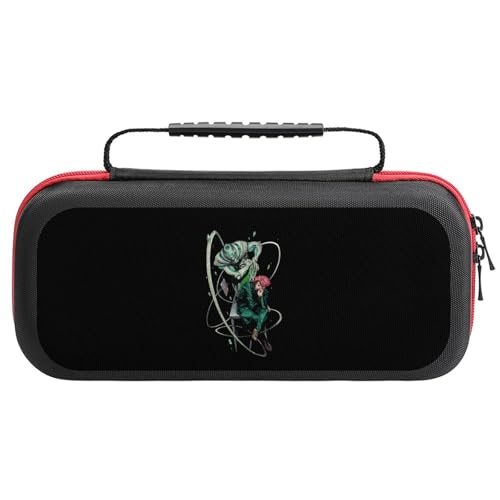 Switch ケース ジョジョの奇妙な冒険 花京院典明 Switch ゲーム機用収納バッグ スイッチカバー 20枚カード収納可 有機elモデル対応 防塵/防汚/耐衝撃 持ち運び便利 キャリングケース 収納バッグ