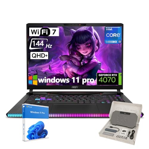 MSI Raider GE68HX Q[~Om[gp\R - GeForce RTX 4070AIntel 24-Core i9-14900HX (ő5.8GHz)A16C` FHD+ IPS 144HzfBXvCAobNCgtKBAWi-F