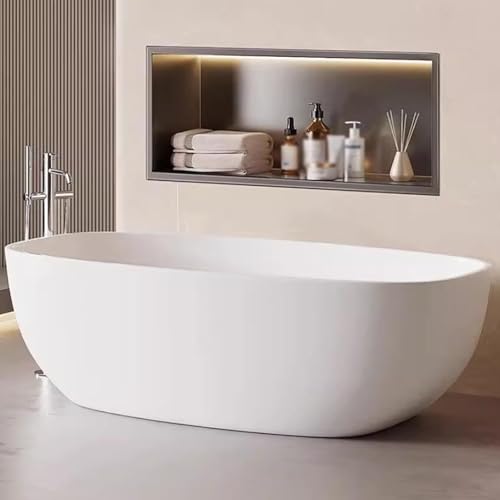 Étagère murale étanche haut de gamme en inox gris brossé avec LED - 2