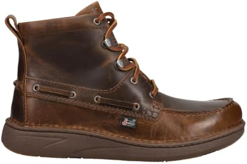 Justin Men's Hazer Casual Lace-Up Lacer Shoe Moc Toe Brown 10.5 D(M) US | Image 2