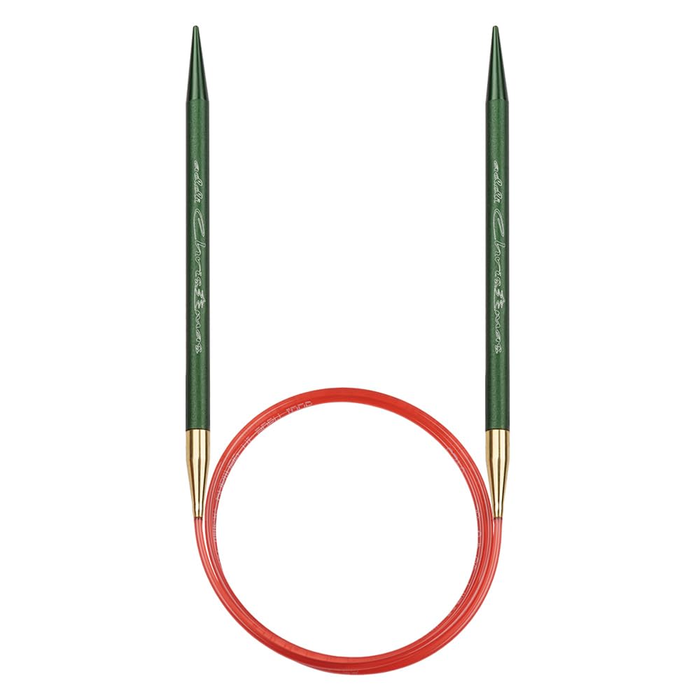 addiChristmas Lace Circular Knitting Needle 100cm (40in) - 6mm (US 10)