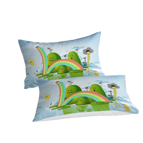 Housse de couette lit 2 personnes fermeture éclair pour enfiler facilement - 6