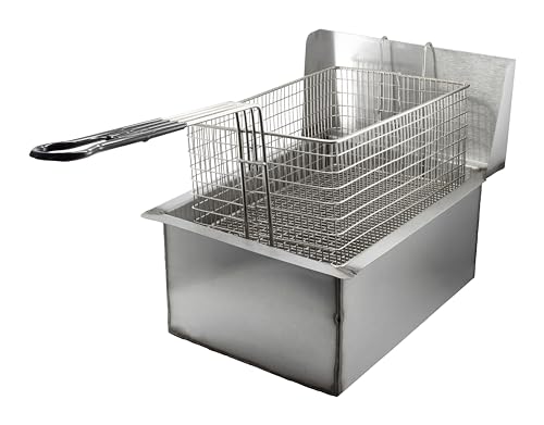 Catálogo de Freidora para Papas los mejores 5. 49 Tina Y Canastilla Para Freidora De 10 Lts. Acero Inoxidable