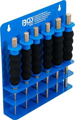 BGS 74591 | Jeu de chasse-goupilles | avec protection des mains | 180 mm | 3-8 mm | 6 pcs.