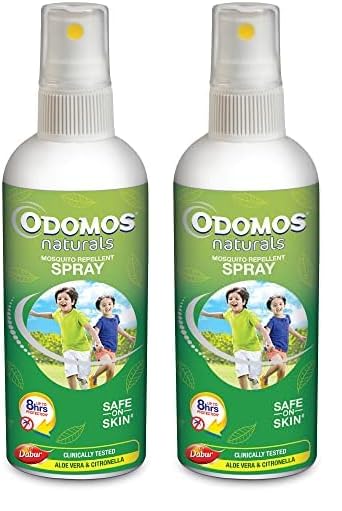 Dabur Odomos Naturals Mosquito Repellant Spray 100ml, Clinically Tested & Pediatrician Certified,8 Hours Protection in Single Application,Protection Against Dengue, Malaria & Chikungunya,Safe on Skin-image-30