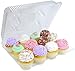Detroit Forming DFI LBH9222 Plastic Container for 12 Cupcakes/Muffins - Pack of 5