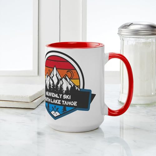 Mug de cerámica 15 oz con diseño South Lake Tahoe miniatura 3