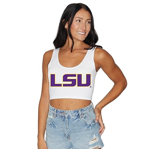 Image of Lojobands Women's College Gameday Outfit Tank Top Tailgate Crop Top One Size Fits Most