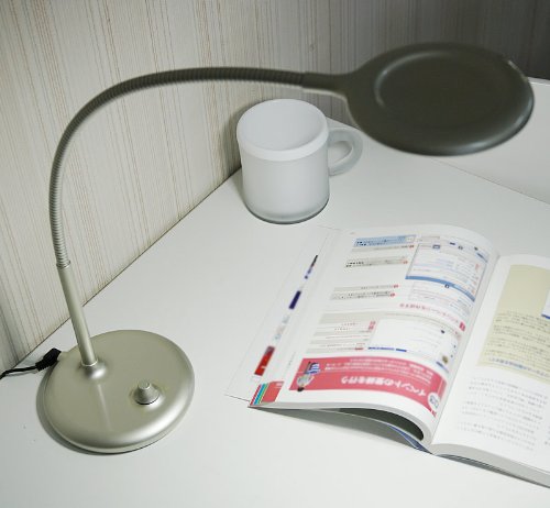 希少 日本製 LEDデスクライト ボリューム調光 LFX3-D-BKN ホテル仕様 Amazon | エル光源 LEDデスクライト ボリューム調光 LFX3-D-WHT