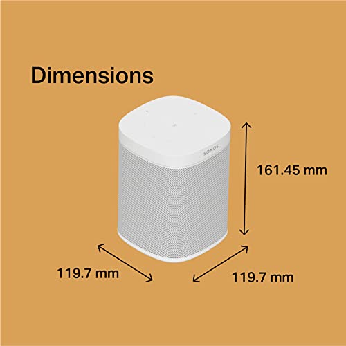 Sonos One (Gen 2) - The powerful Smart Speaker with Amazon Alexa Built-in, White Sonos One (Gen 2) - The powerful Smart Speaker with Amazon Alexa Built-in, White