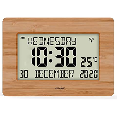 Youshiko Radio Controlled LCD Wall Clock Cover
