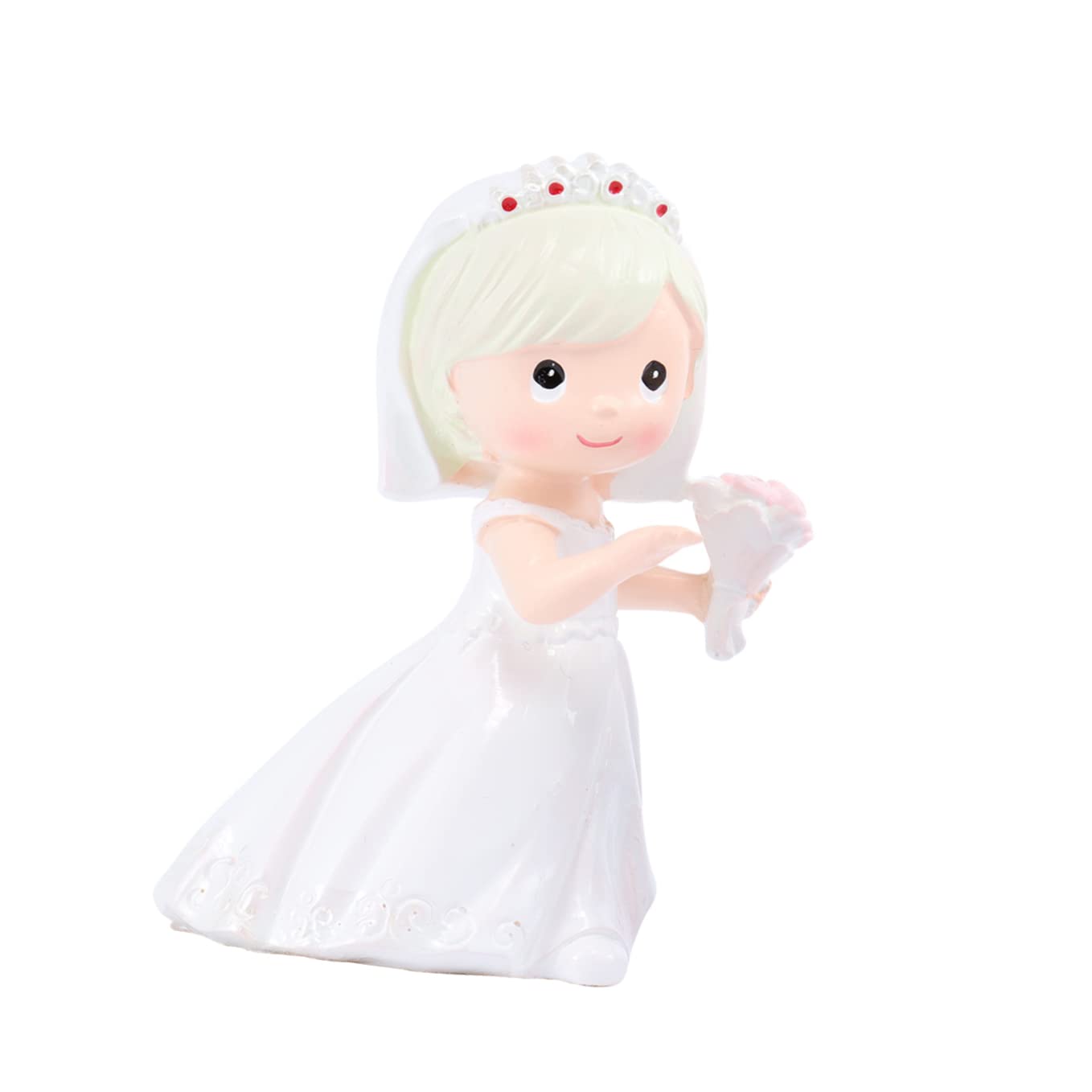 Abaodam Lot De 2 Figurines De Gâteau De Mariage en Résine Décorations pour Mariés Et Mariées Lot De 2 Pièces