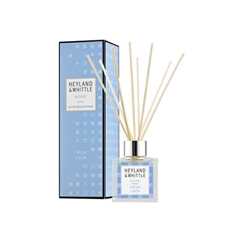 Heyland & Whittle Fresh Linen Rattan Reed Diffuser 100ml (with Rattan Reeds) Cover