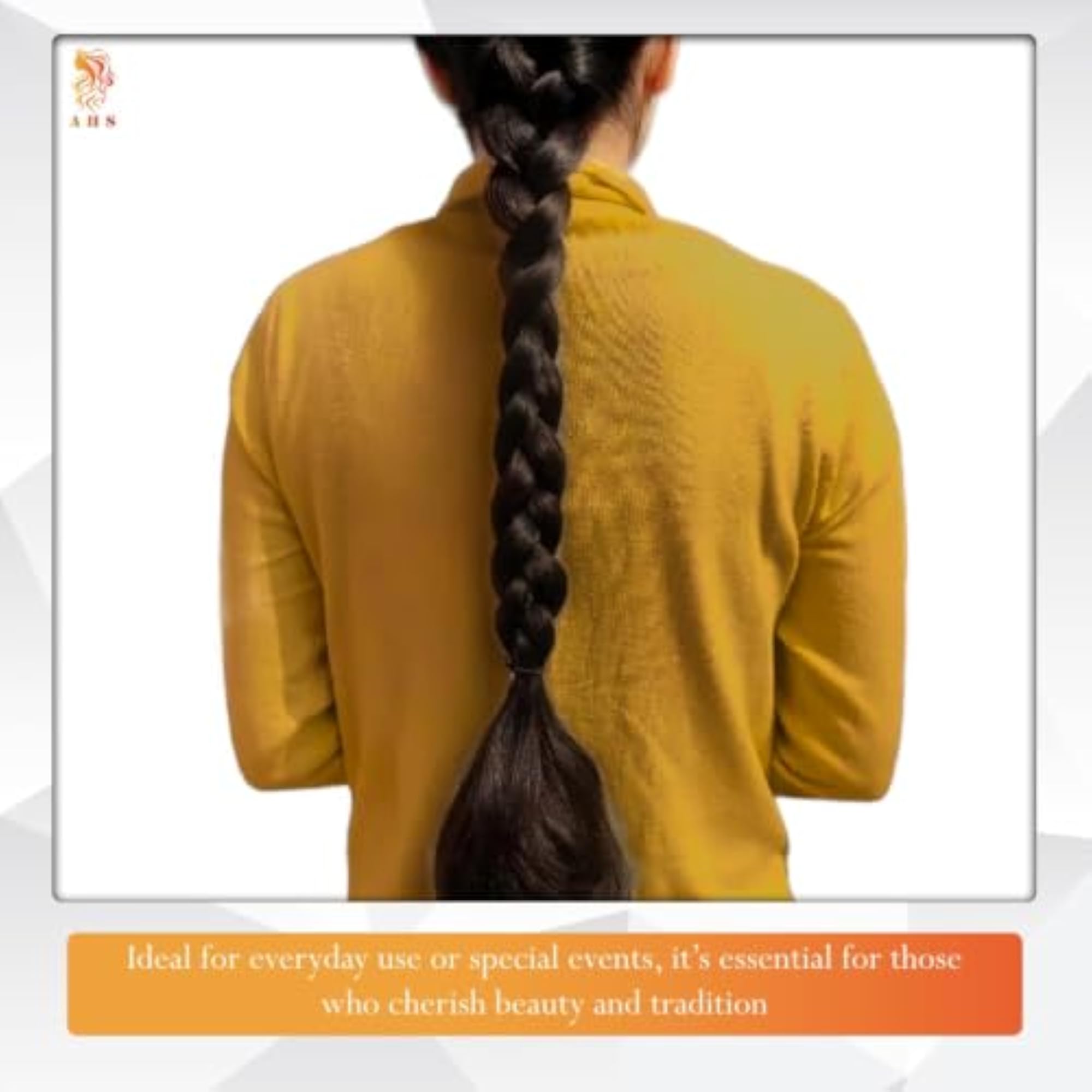 Traditional Black Paranda Choti Hair Extension for Bridal & Festivals