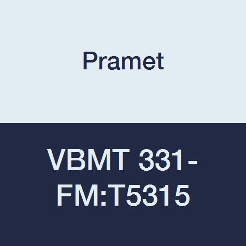 VBMT 331-FM:T5315 Carbide Indexable Turning Insert, Cast Iron (K15), Finishing-Semi Roughing, 0.016" Radius, Positive (Pack of 10)