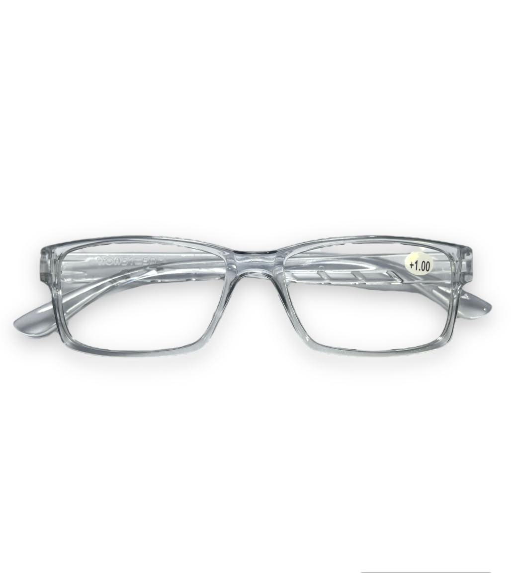 Kishor Opticals| WATER Reading Frames | Reading Glasses for Men and Women |+1 +1.25 +1.50 +1.75 +2 +2.25 +2.50 +2.75 +3 +3.50 +4.00 Reading Power Number Glasses (Grey, 2.50) (B0CRF24XXT) Amazon Price History, Amazon Price Tracker