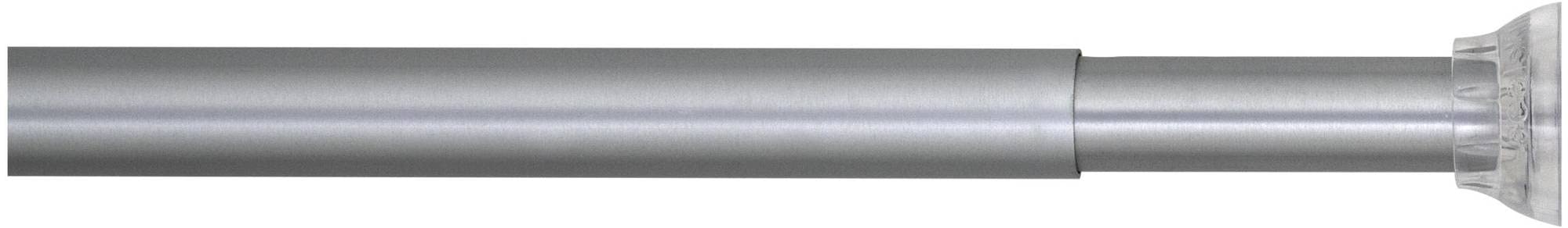 Sealskin Shower Curtain Tension Rod, extensible, Metal, Matt Aluminium, 2 X 2 X 255 cm