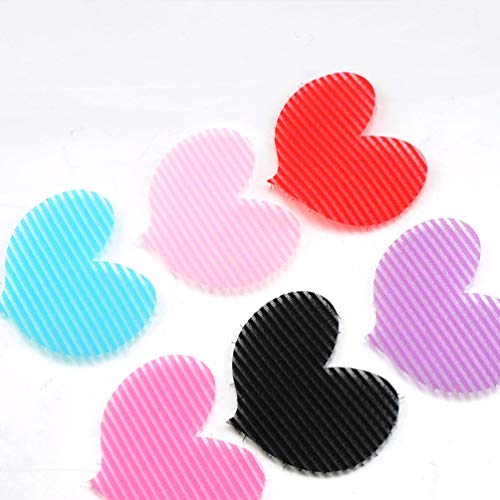 Minkissy 831505U3142W Magic Hair Sticker, 24Pcs Heart Shaped Magic Paste Pad Hair Fringe Grippers Colorful Magic Bangs Hair Pad Hair Styling Accessorie thumb #2