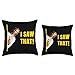 Funny Jesus Meme Quote I Saw That Christian Men's & Women's Throw Pillow
