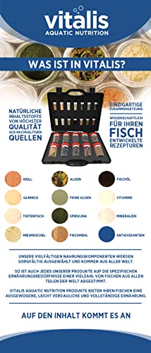 Vitalis Platinum Marine Pellets Fischfutter Aquarium (260g) Fischfutter Aquarium Pellets für Marine Fischarten - hochverdaulich und ausgewogen - Vitamine und Mineralien (260g)