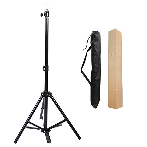 Suttie Wig Tripod Stand Cork Head Heavy Duty Mannequin Head Adjustable Wig Making Head Stand Tripod THZJ