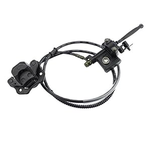 GOOFIT Gauche Hydraulique De Frein Maître Cylindre Étrier Remplacement pour Chinois 50cc 70cc 90cc 110cc 125cc 150cc 200cc 250cc Taotao Sunl ATV Quad