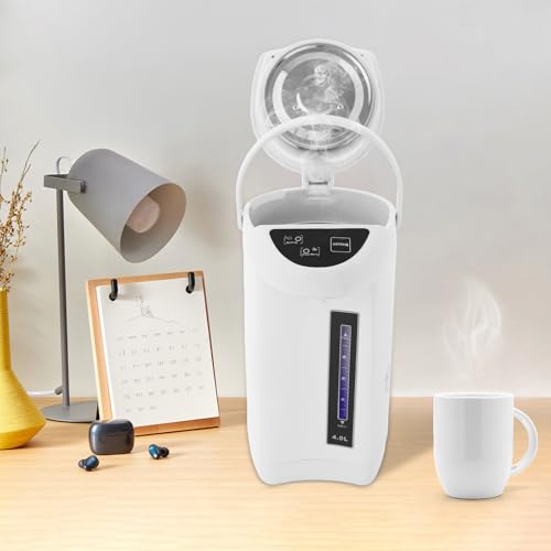 Hervidor Eléctrico 4L Acero Inoxidable 304 Blanco miniatura 4