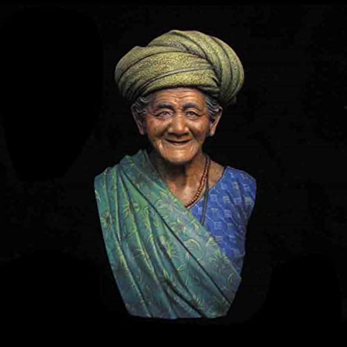 Figura de Resina Mujer Antigua 1:12 Kit sin Pintar miniatura 3