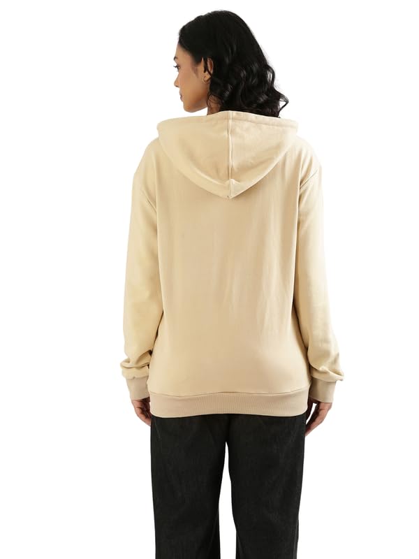 Image of SAADAA Unisex Pullover Fleece Hoodie for Men & Women | 100% Cotton Top Surface | Fleece Inner | Casual Fit | 2 Pockets | Winter Wear