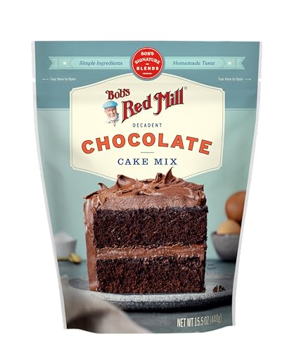 Bob's Red Mill Signature Chocolate Cake Baking Mix, 15.5oz (Pack of 1) - Non GMO, Kosher