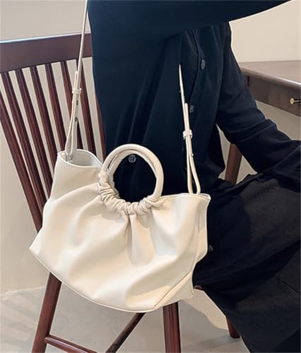 Women Slouchy Purse Vintage Top Handle Bag Soft Pu Leather Crossbody Bag Large Tote Purse Chic Handbags for Work Travel Daily2