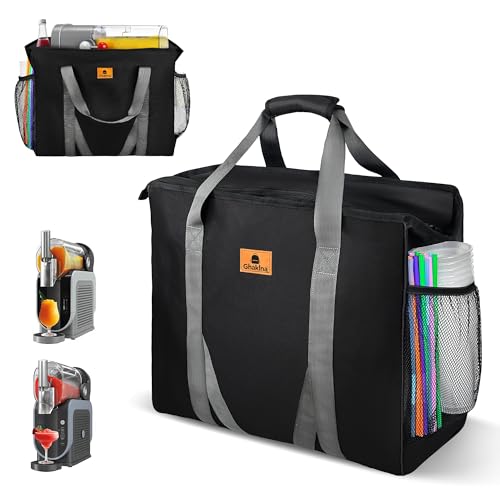 Image of Ghaklna Travel Party Tote Carrying Bag for Ninja Slushine Machine FS301/FS300/FS299 and Other Slushine Machines - Large Capacity, Perfect for Party, Travel & Tour