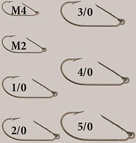 Mister Twister Kh5-1/0 Keeper Hook Size 1/0, Weedless, Worm, Bronze, Multicolor #TOP3