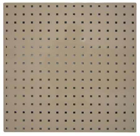 Square Hole Pegboard, 24x24, Tan, PK2