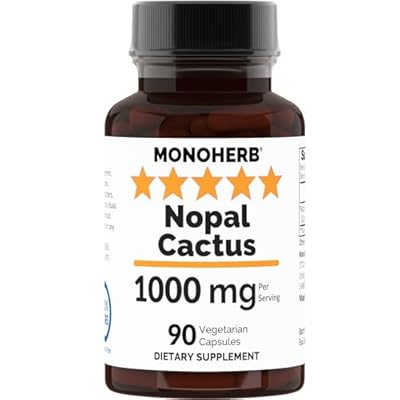 Nopal Cactus 1000 mg - 90 capsules v&eacute;g&eacute;tales