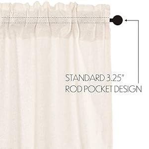 Vhcbrandsburlapantiquewhitefarmhouseprimitivecurtainstiersetof2l36xw36 Urban Country Home Decor Vhc brands burlap antique white farmhouse primitive curtains tier set of 2 l36xw36 urban country home decor