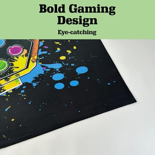 Tapete gamer antideslizante 3x5 ft para habitación miniatura 5